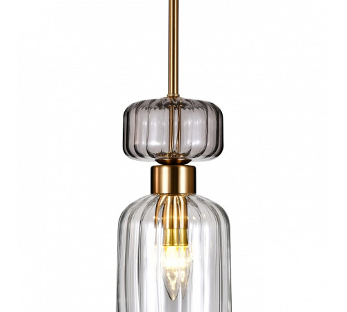 Подвесной светильник Escada 1141/1S Smoke/Clear