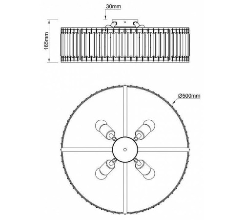 Накладной светильник Escada Unona 2116/4