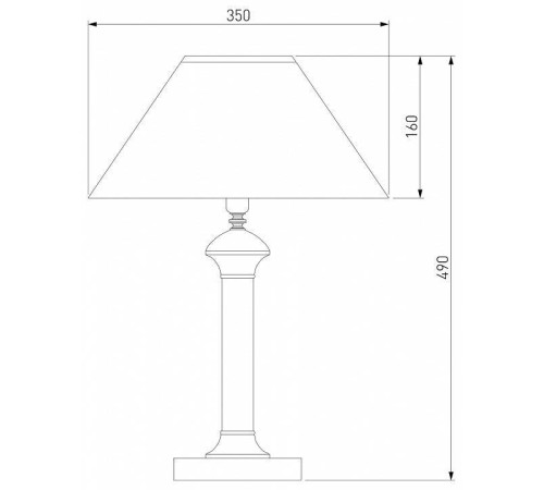 Настольная лампа декоративная Eurosvet Majorka 008/1T RDM (янтарь)