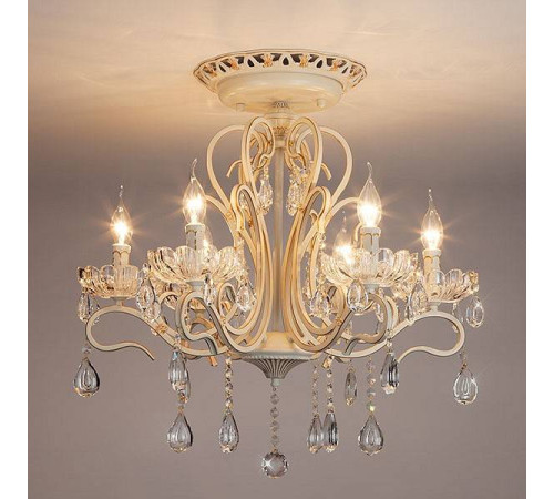 Потолочная люстра Eurosvet Etna 12205/6 белый Strotskis