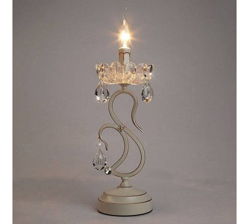 Настольная лампа декоративная Eurosvet Etna 12205/1T белый Strotskis