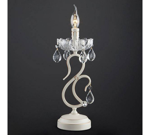 Настольная лампа декоративная Eurosvet Etna 12205/1T белый Strotskis