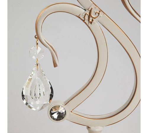 Настольная лампа декоративная Eurosvet Etna 12205/1T белый Strotskis