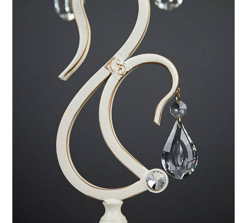 Настольная лампа декоративная Eurosvet Etna 12205/1T белый Strotskis