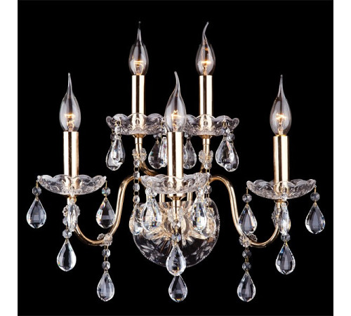 Бра Eurosvet Treasure 3600/5 золото/прозрачный хрусталь Strotskis