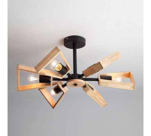 Потолочная люстра Eurosvet Klark 70056/6 черный