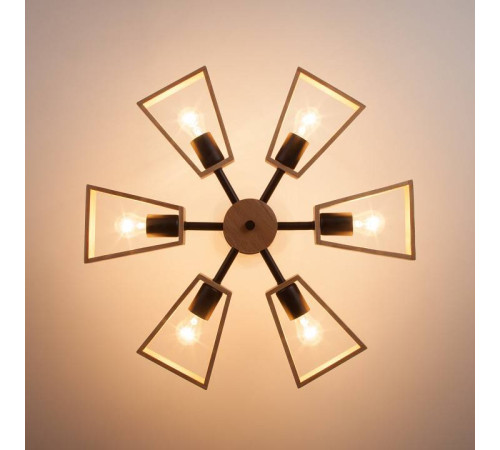 Потолочная люстра Eurosvet Klark 70056/6 черный