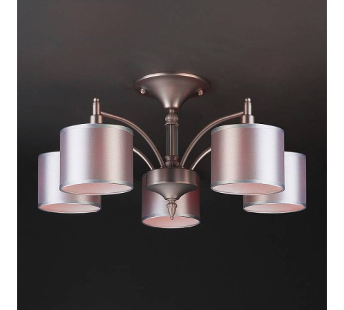 Люстра на штанге Eurosvet Adagio 60080/5 сатин-никель