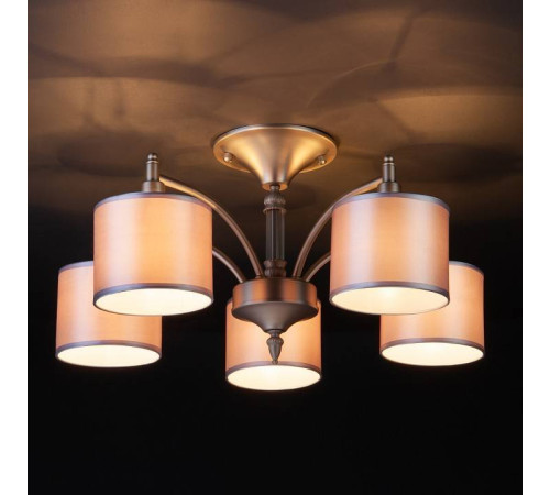 Люстра на штанге Eurosvet Adagio 60080/5 сатин-никель