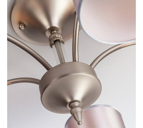 Люстра на штанге Eurosvet Adagio 60080/5 сатин-никель