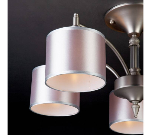 Люстра на штанге Eurosvet Adagio 60080/5 сатин-никель