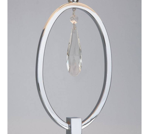 Торшер Eurosvet Madera 01056/1 хром/прозрачный хрусталь Strotskis