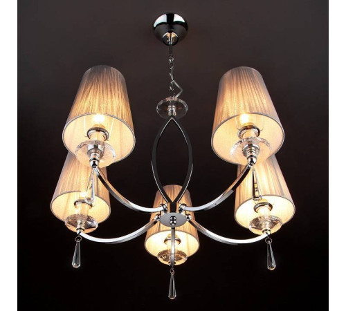 Подвесная люстра Eurosvet Valery 60079/5 хром