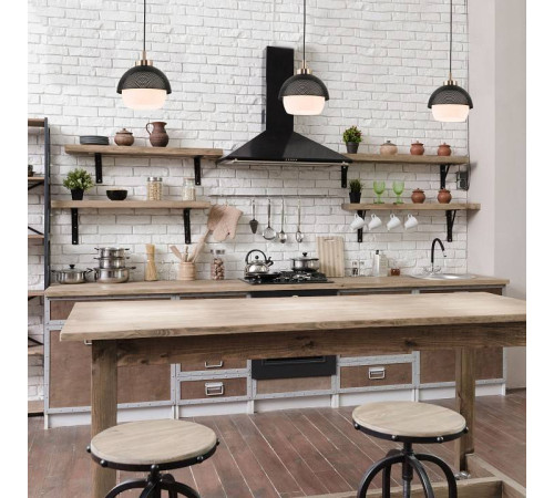 Подвесной светильник Eurosvet Nocciola 50106/1 античная бронза/черный