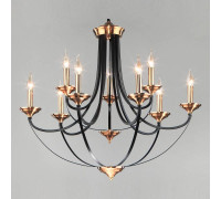 Подвесная люстра Eurosvet Lazzaro 60098/9 черный 60098/9