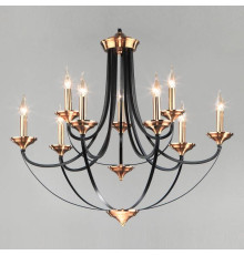 Подвесная люстра Eurosvet Lazzaro 60098/9 черный 60098/9