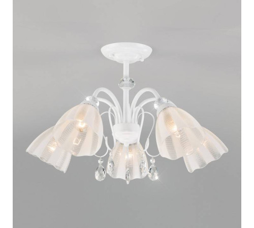 Люстра на штанге Eurosvet Floranse 30155/5 белый
