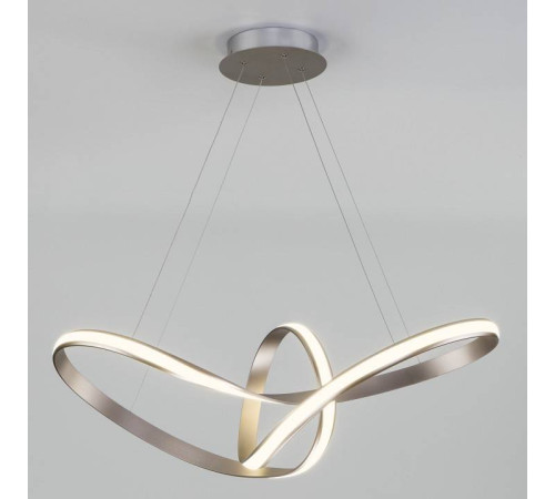 Подвесной светильник Eurosvet Kink 90174/1 сатин-никель 42W