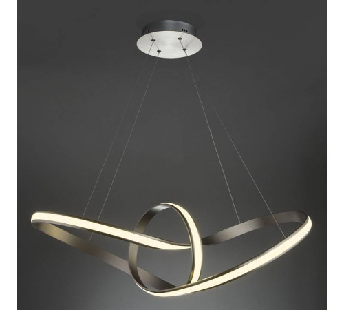 Подвесной светильник Eurosvet Kink 90174/1 сатин-никель 42W