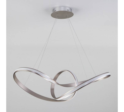 Подвесной светильник Eurosvet Kink 90174/1 сатин-никель 42W