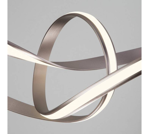 Подвесной светильник Eurosvet Kink 90174/1 сатин-никель 42W