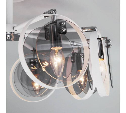 Люстра на штанге Eurosvet Gallo 70121/8 белый