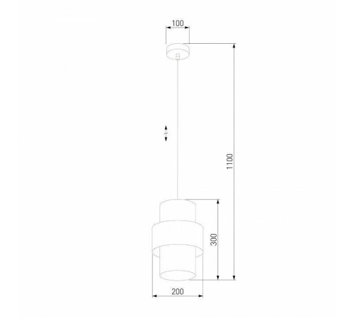 Подвесной светильник TK Lighting Calisto 849 Calisto
