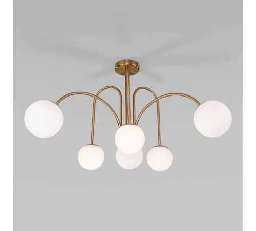 Люстра на штанге Eurosvet Alix 30177/6 латунь