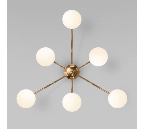 Люстра на штанге Eurosvet Alix 30177/6 латунь