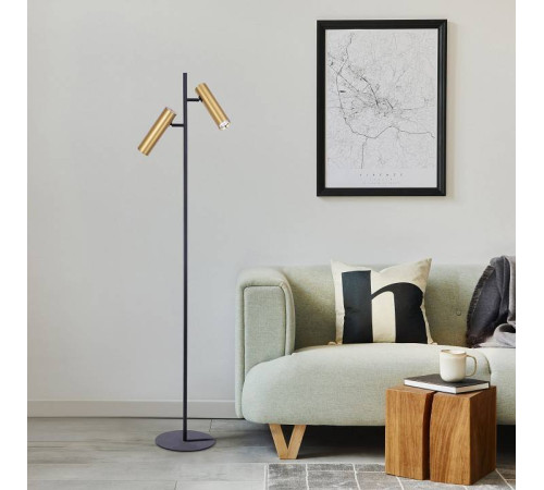 Торшер Eurosvet Barre 01087/2 латунь