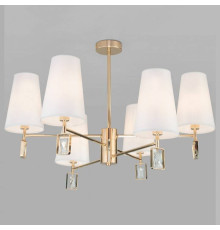 Люстра на штанге Eurosvet Milazzo золото 60137/6