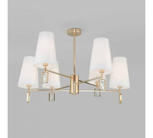 Люстра на штанге Eurosvet Milazzo золото 60137/6