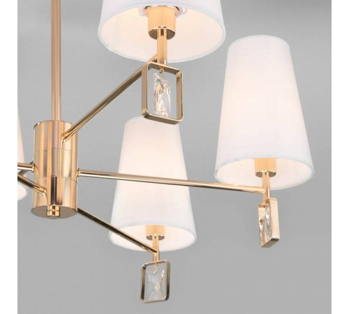 Люстра на штанге Eurosvet Milazzo золото 60137/6