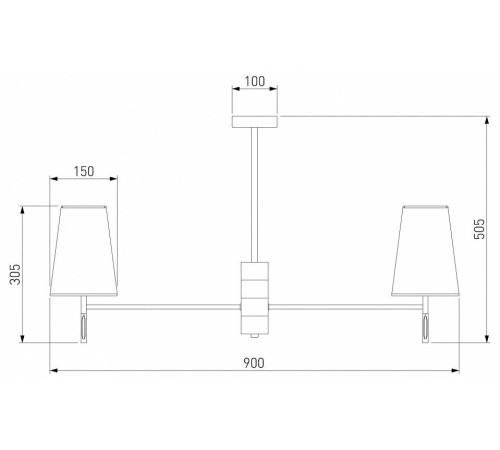 Люстра на штанге Eurosvet Milazzo 60137/8 золото