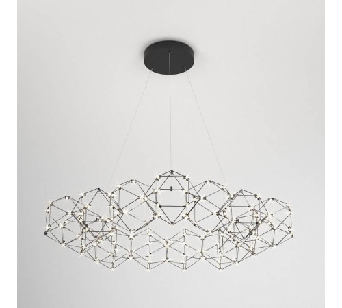 Подвесная люстра Eurosvet Uma 90169/15 черный жемчуг