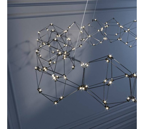 Подвесная люстра Eurosvet Uma 90169/15 черный жемчуг