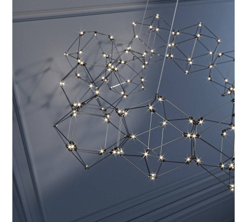 Подвесная люстра Eurosvet Uma 90169/12 черный жемчуг