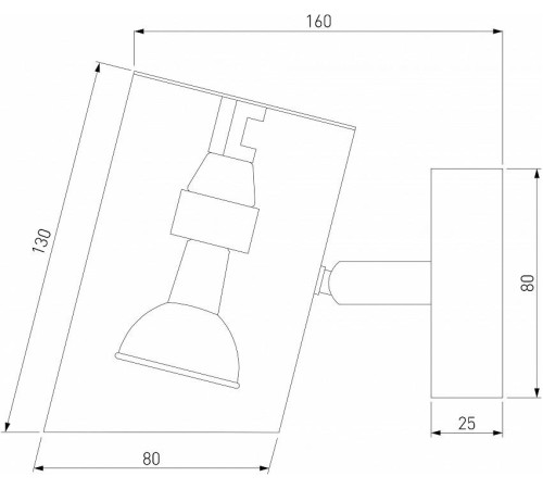Бра Eurosvet Splay 70147/1 белый