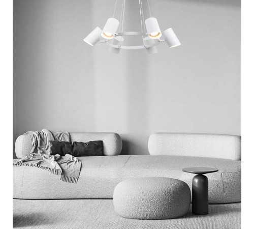 Подвесная люстра Eurosvet Splay 70147/6 белый