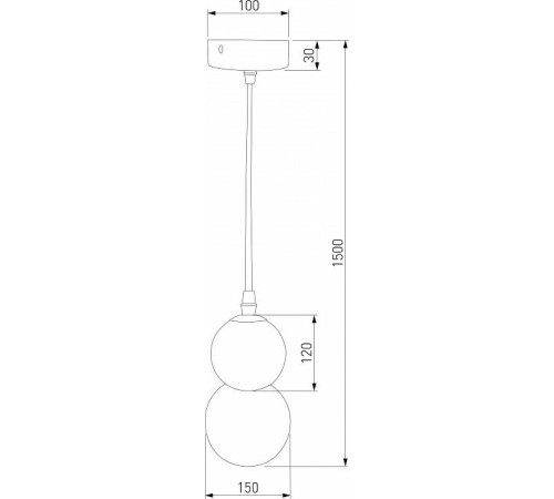Подвесная люстра Eurosvet Polar 50251/1 LED белый