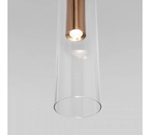 Подвесной светильник Eurosvet Swan 50253/1 LED латунь