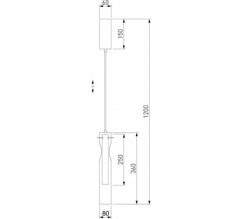 Подвесной светильник Eurosvet Swan 50253/1 LED графит
