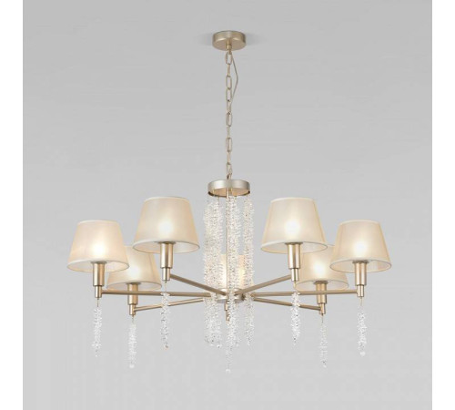 Подвесная люстра Eurosvet Charuel 60148/7 матовое золото