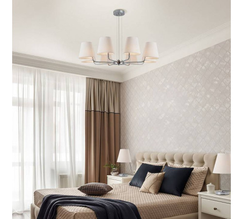 Настольная лампа декоративная Eurosvet Amaretto 01165/1 хром