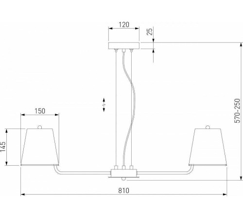 Подвесная люстра Eurosvet Amaretto 60155/8 хром