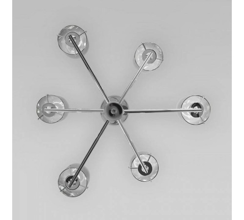 Люстра на штанге Eurosvet Pluto 60156/6 хром