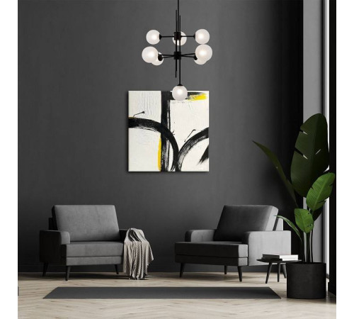 Люстра на штанге Eurosvet Volver 50383 черный