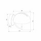 Бра Eurosvet Emisfero 50083/1 LED золото