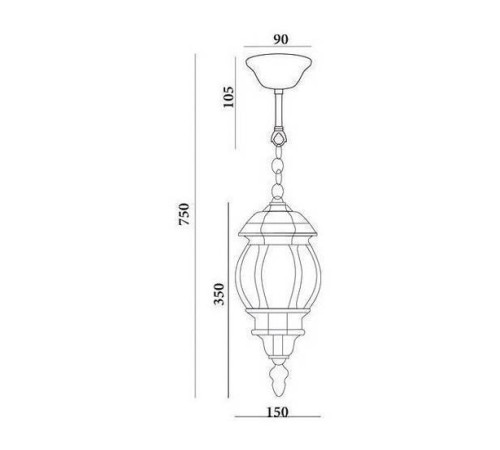 Подвесной светильник Feron 8105 11248