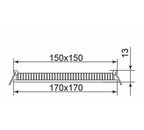 Встраиваемый светильник Feron AL502 28516